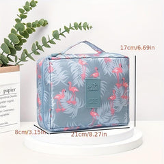 Portable Cosmetic Bag Cartoon Print Travel Storage Bag