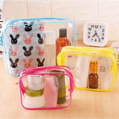 Clear Toiletry Bag PVC Women Zipper Beauty Bag Makeup Organizer