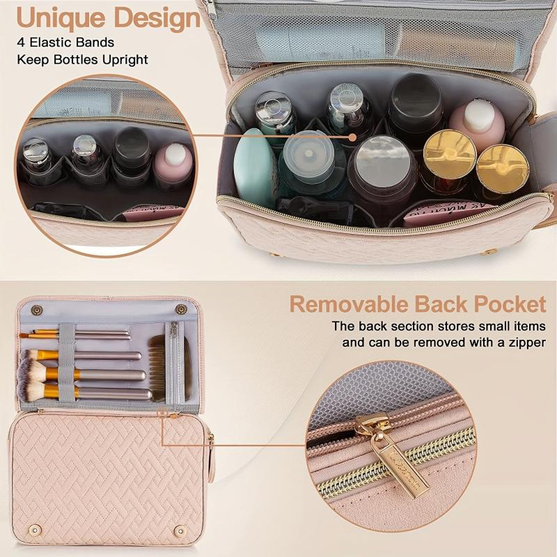 Hanging Travel Toiletry Bag Water Resistant Makeup Storage Bag