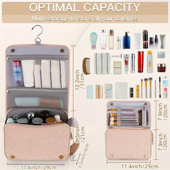Hanging Travel Toiletry Bag Water Resistant Makeup Storage Bag