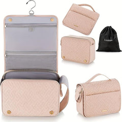 Hanging Travel Toiletry Bag Water Resistant Makeup Storage Bag