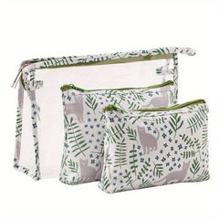 3pcs Set Large Capacity Travel Toiletry Storage Bag