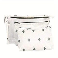 3pcs Set Large Capacity Travel Toiletry Storage Bag