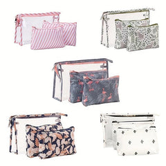 3pcs Set Large Capacity Travel Toiletry Storage Bag