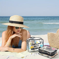 Waterproof Transparent Cosmetics Bag Large Capacity Portable Toiletry Bag