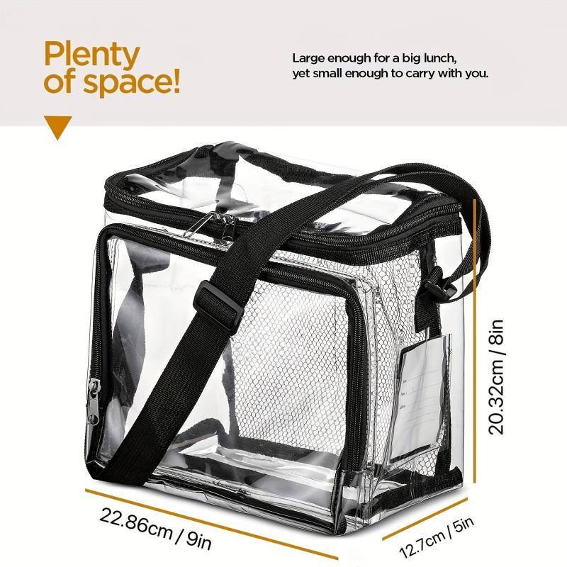 PVC Transparent Wash Bag Crossbody Bag Fashionable Travel Bag