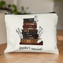 Casual Print Canvas Cosmetics Bag Travel Storage Portable Toiletry Bag