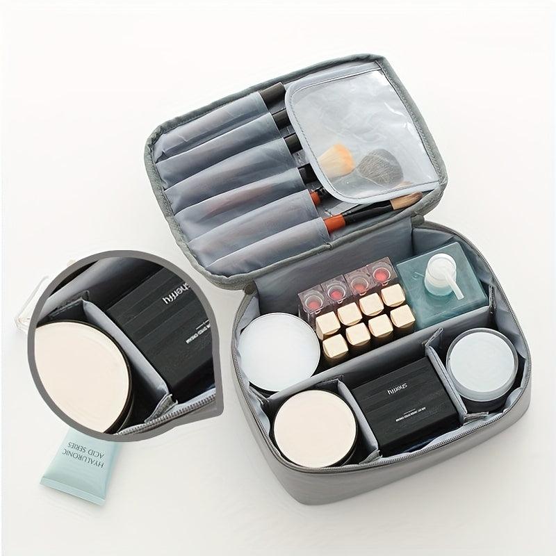 Moisture Proof Grid Makeup Bag Wash Bag Oversized Storage Bag