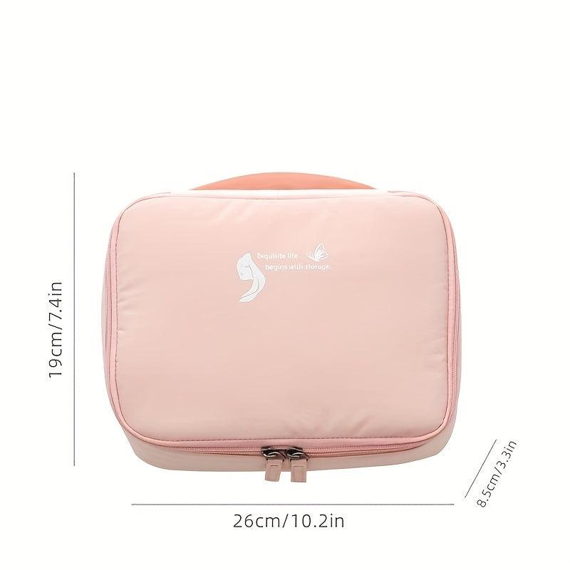 Moisture Proof Grid Makeup Bag Wash Bag Oversized Storage Bag