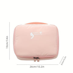 Moisture Proof Grid Makeup Bag Wash Bag Oversized Storage Bag