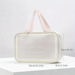 Transparent Cosmetic Bag Travel Storage Bag Portable Large Capacity Toiletry Bag
