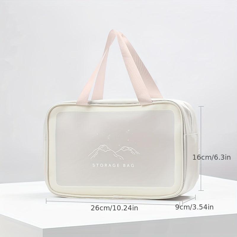 Transparent Cosmetic Bag Travel Storage Bag Portable Large Capacity Toiletry Bag