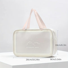 Transparent Cosmetic Bag Travel Storage Bag Portable Large Capacity Toiletry Bag