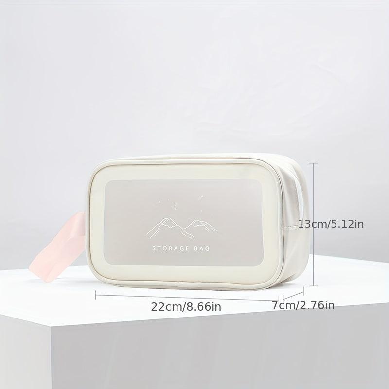 Transparent Cosmetic Bag Travel Storage Bag Portable Large Capacity Toiletry Bag