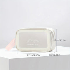 Transparent Cosmetic Bag Travel Storage Bag Portable Large Capacity Toiletry Bag