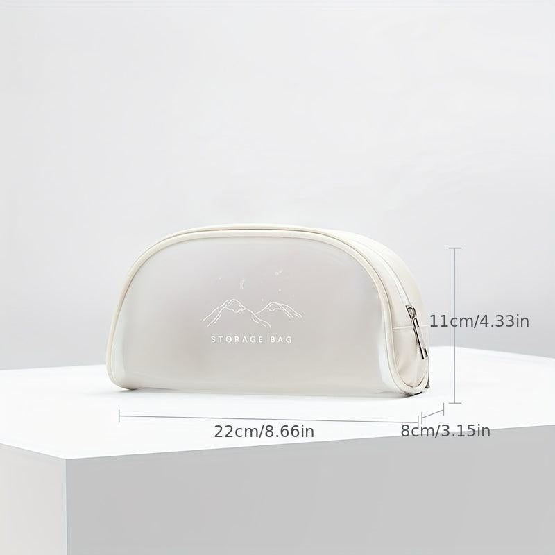 Transparent Cosmetic Bag Travel Storage Bag Portable Large Capacity Toiletry Bag
