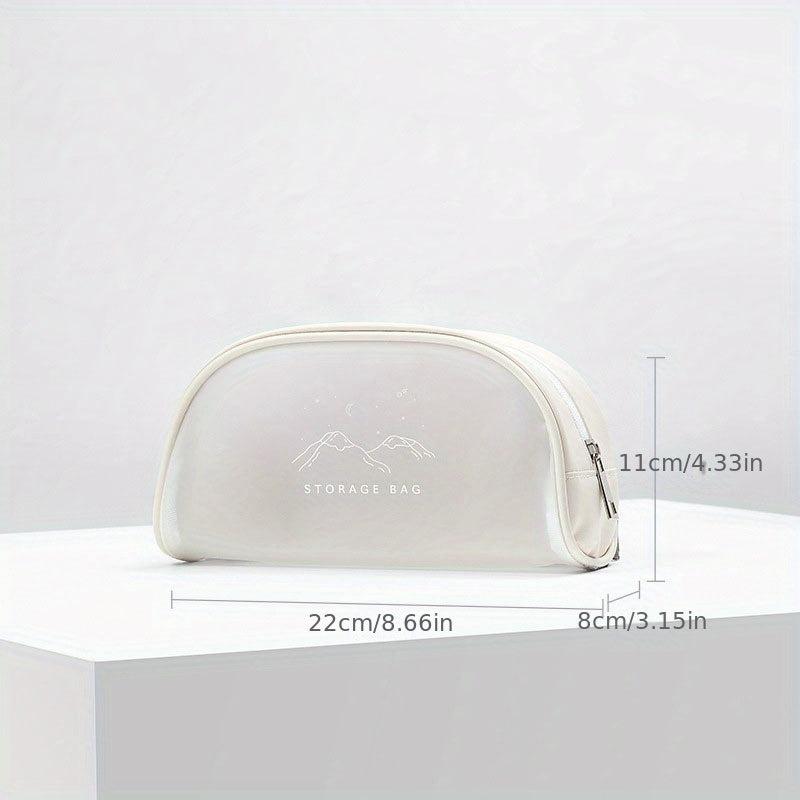 Transparent Cosmetic Bag Travel Storage Bag Portable Large Capacity Toiletry Bag