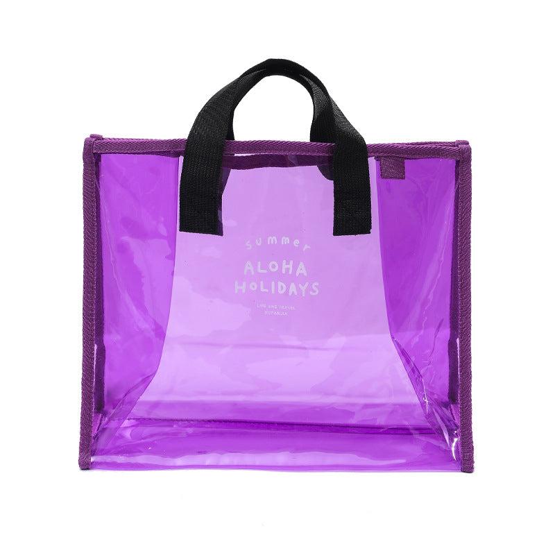 Large Capacity PVC Swimming Bag Beach Bag Outdoor Portable Clothes Shoes Storage
