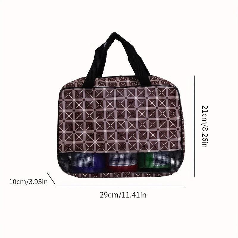 Travel Toiletry Bag for Luggage Storage and Cosmetic Organization