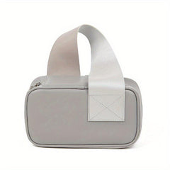 Handheld Cosmetic Storage Bag Travel Toiletries Organizer PVC Zipper Makeup Bag