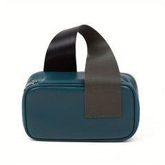 Handheld Cosmetic Storage Bag Travel Toiletries Organizer PVC Zipper Makeup Bag
