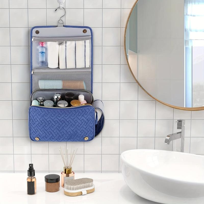 Large Capacity Travel Toiletry Bag for Men Women Water-resistant Makeup Storage