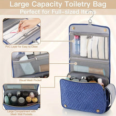 Large Capacity Travel Toiletry Bag for Men Women Water-resistant Makeup Storage