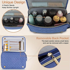Large Capacity Travel Toiletry Bag for Men Women Water-resistant Makeup Storage