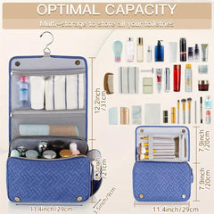 Large Capacity Travel Toiletry Bag for Men Women Water-resistant Makeup Storage