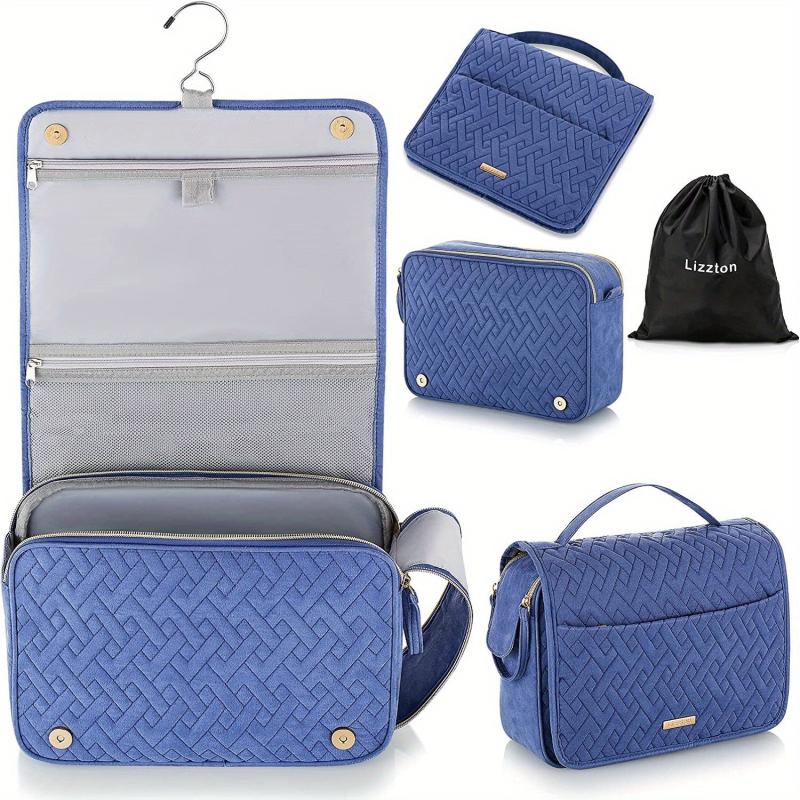 Large Capacity Travel Toiletry Bag for Men Women Water-resistant Makeup Storage