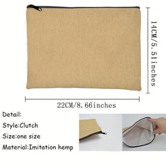Teacher Print Zipper Wash Bag Cosmetics Toiletry Travel Storage Gift