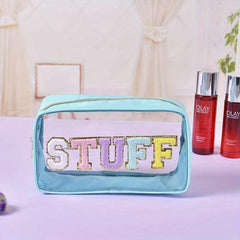 Large Transparent PVC Bag for Travel Storage Toiletry Wash Bag