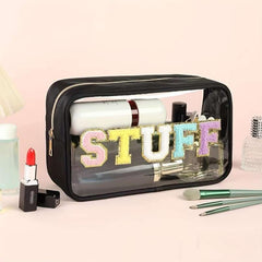 Large Transparent PVC Bag for Travel Storage Toiletry Wash Bag
