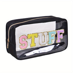 Large Transparent PVC Bag for Travel Storage Toiletry Wash Bag