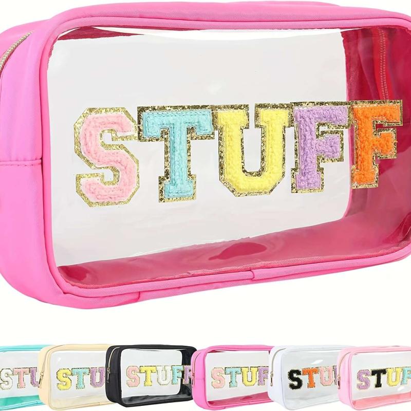 Large Transparent PVC Bag for Travel Storage Toiletry Wash Bag