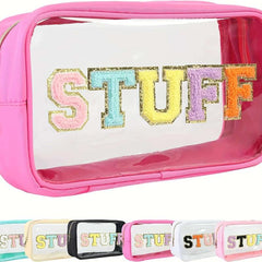 Large Transparent PVC Bag for Travel Storage Toiletry Wash Bag