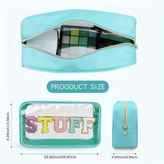 Large Transparent PVC Bag for Travel Storage Toiletry Wash Bag