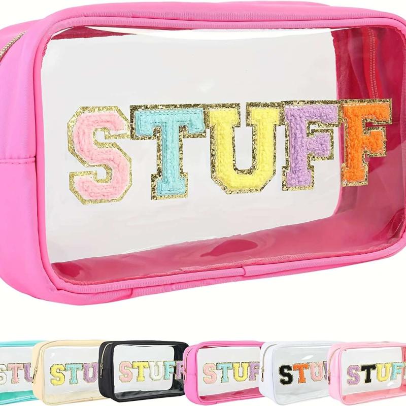 Large Transparent PVC Bag for Travel Storage Toiletry Wash Bag
