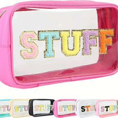 Large Transparent PVC Bag for Travel Storage Toiletry Wash Bag