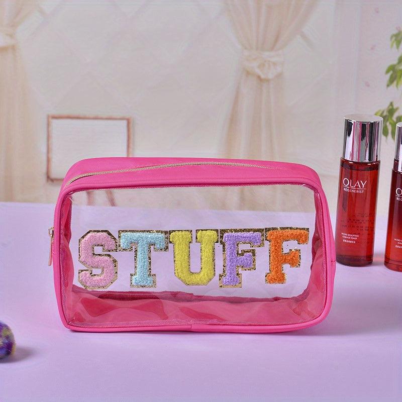 Large Transparent PVC Bag for Travel Storage Toiletry Wash Bag