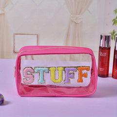 Large Transparent PVC Bag for Travel Storage Toiletry Wash Bag