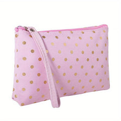 Canvas Travel Cosmetic Bags Small Zipper Storage Bag Toiletry Bag