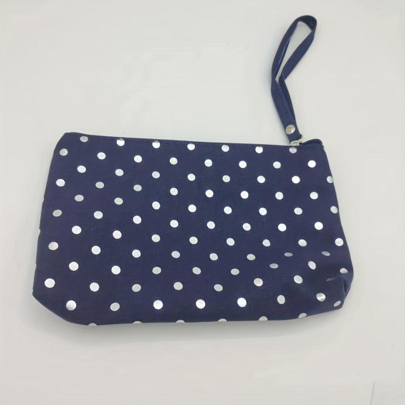 Canvas Travel Cosmetic Bags Small Zipper Storage Bag Toiletry Bag