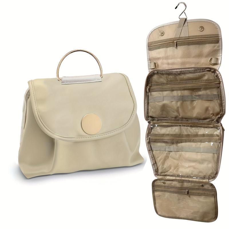 Hanging Roll Up Makeup Bag Toiletry Organizer