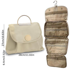 Hanging Roll Up Makeup Bag Toiletry Organizer