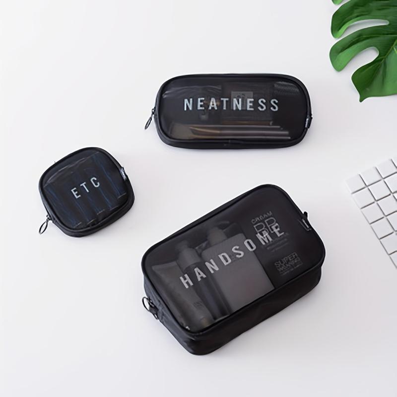 Travel Makeup Bag Portable Storage Mesh Wash Bag