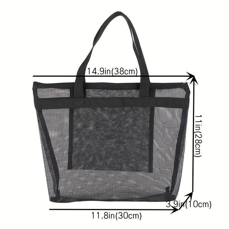 Mesh Beach Bag Portable Travel Storage Bag
