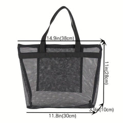 Mesh Beach Bag Portable Travel Storage Bag