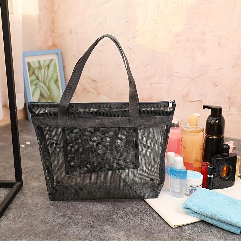 Mesh Beach Bag Portable Travel Storage Bag