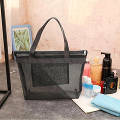 Mesh Beach Bag Portable Travel Storage Bag